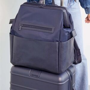 BEIS Navy Blue Baby Backpack